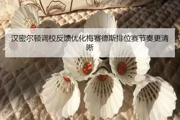 汉密尔顿调校反馈优化梅赛德斯排位赛节奏更清晰